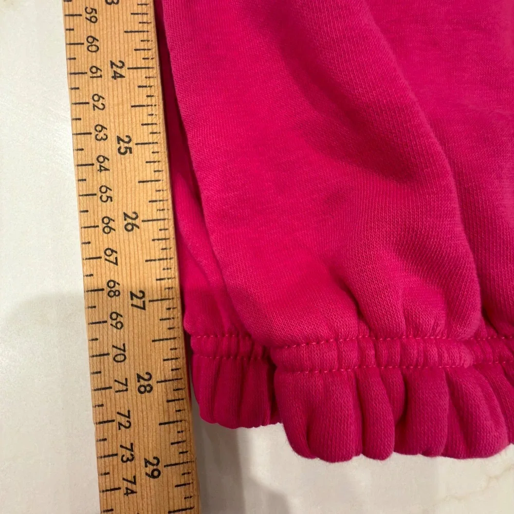 Nike Phoenix Fleece High Waisted Joggers Pink Sweatpants Womens Small Swoosh